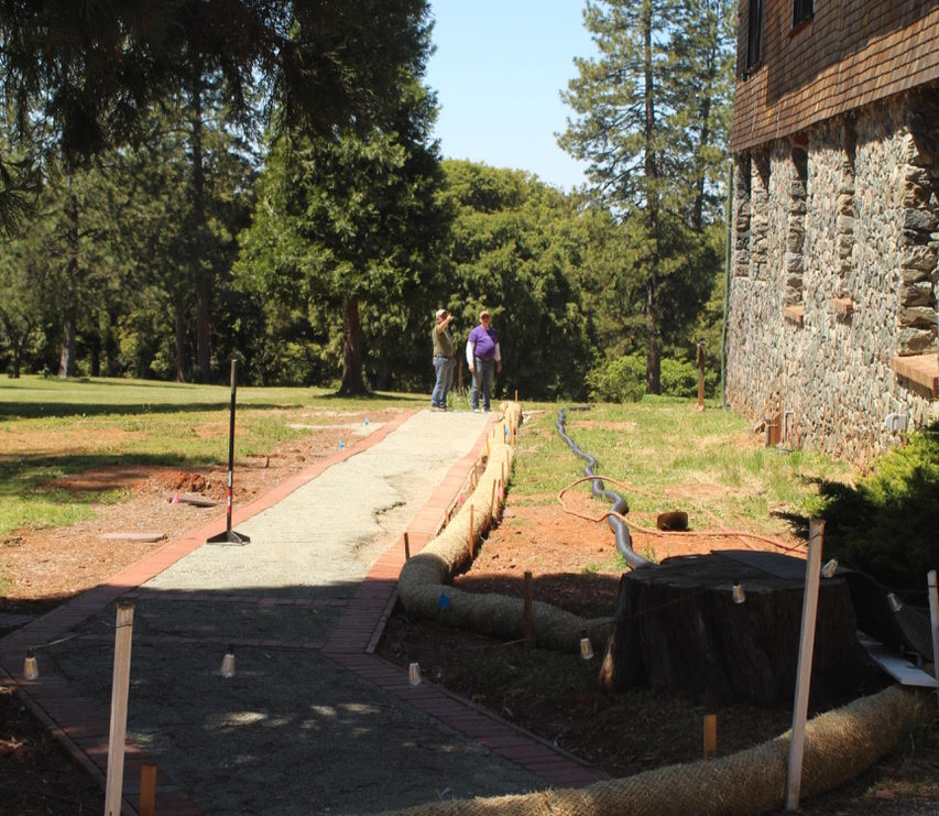 new path on south side of north star house