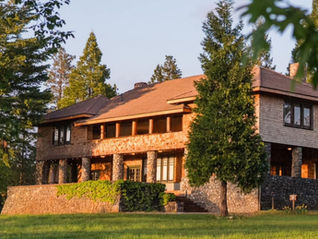 warm exterior image of historic north star house