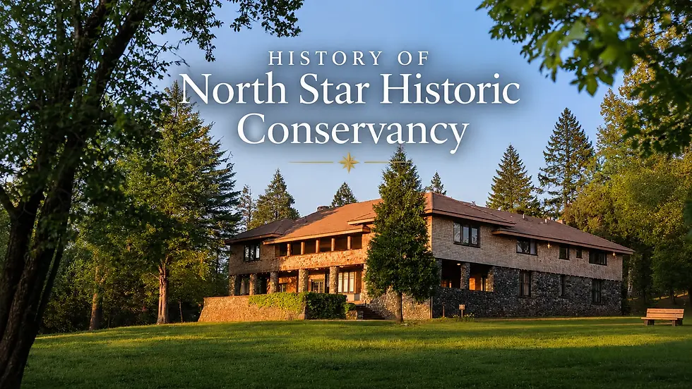 image of north star house with organization text label