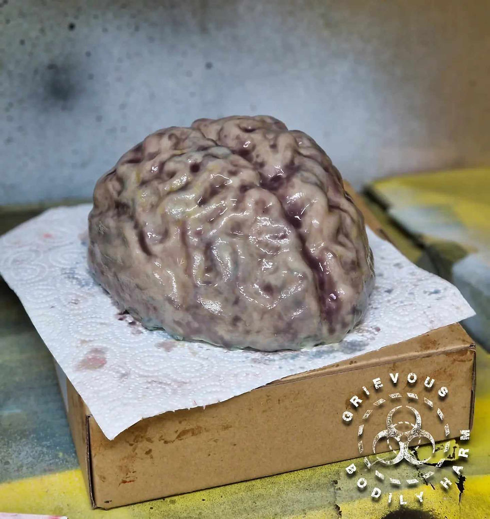 Silicone/ Foam Zombie Brain