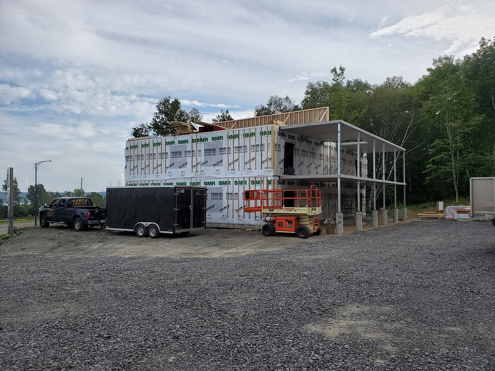 Structure et dalle de béton préfabriqué