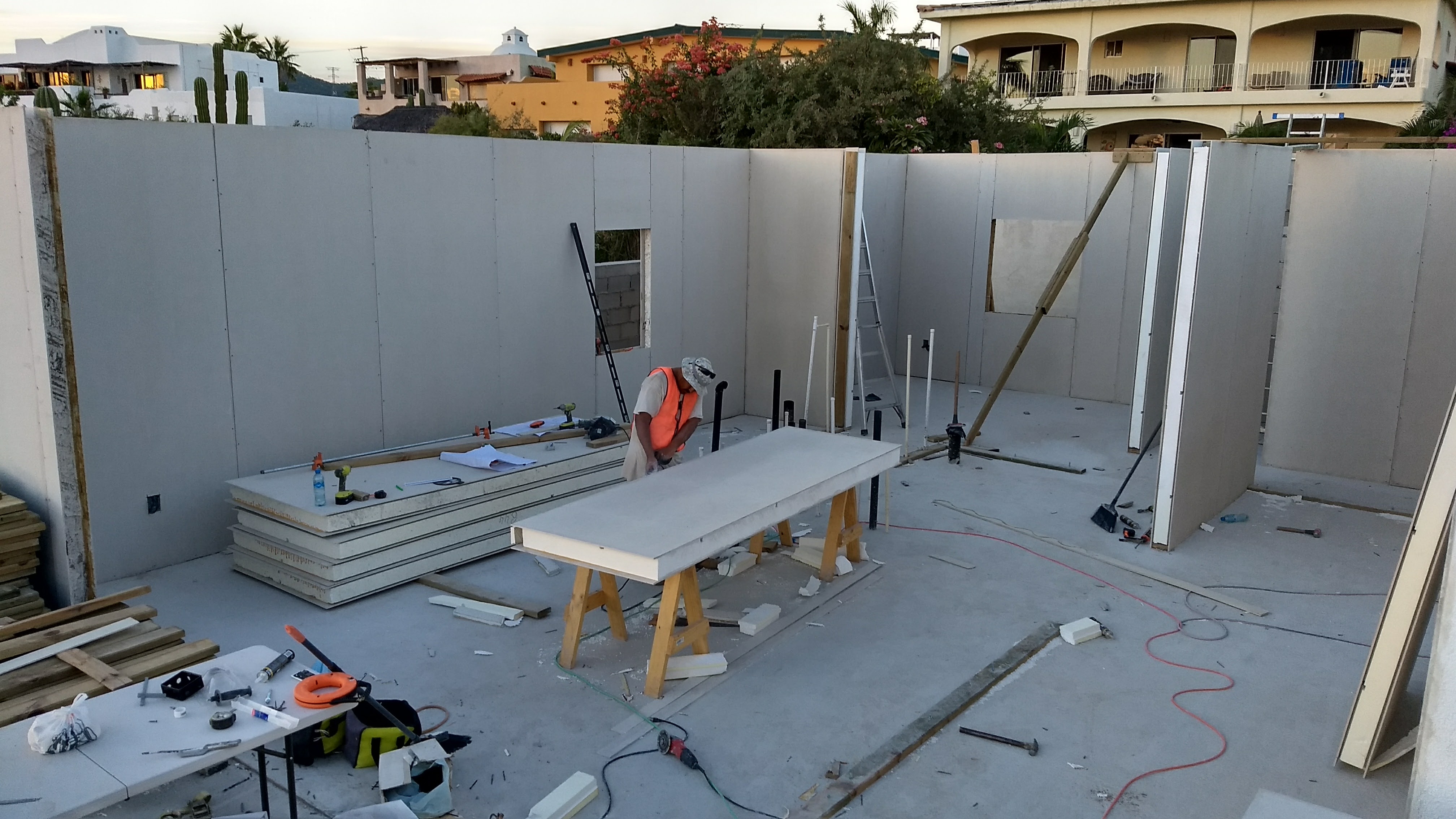 Walls go up quickly and securely