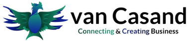 Logo en Tekst Van Casand Solutions