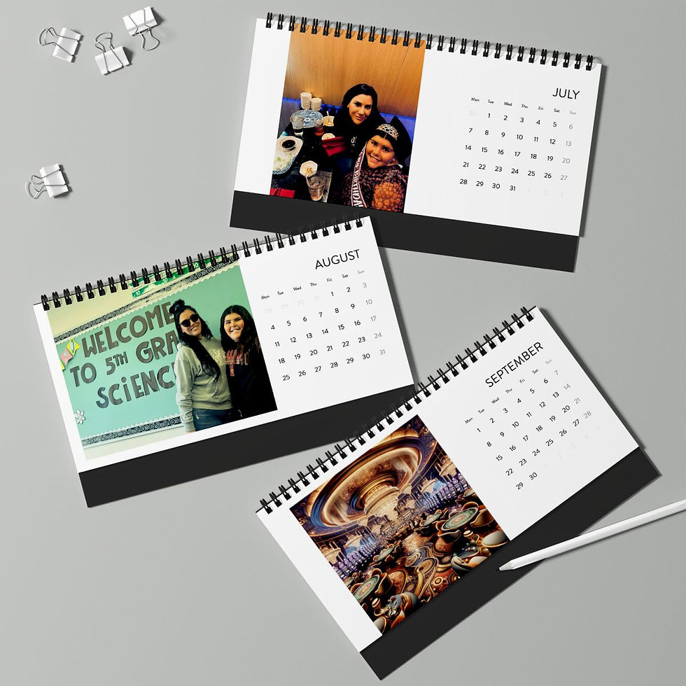 Thumbnail: Simplex Desk Calendar (2025 grid)