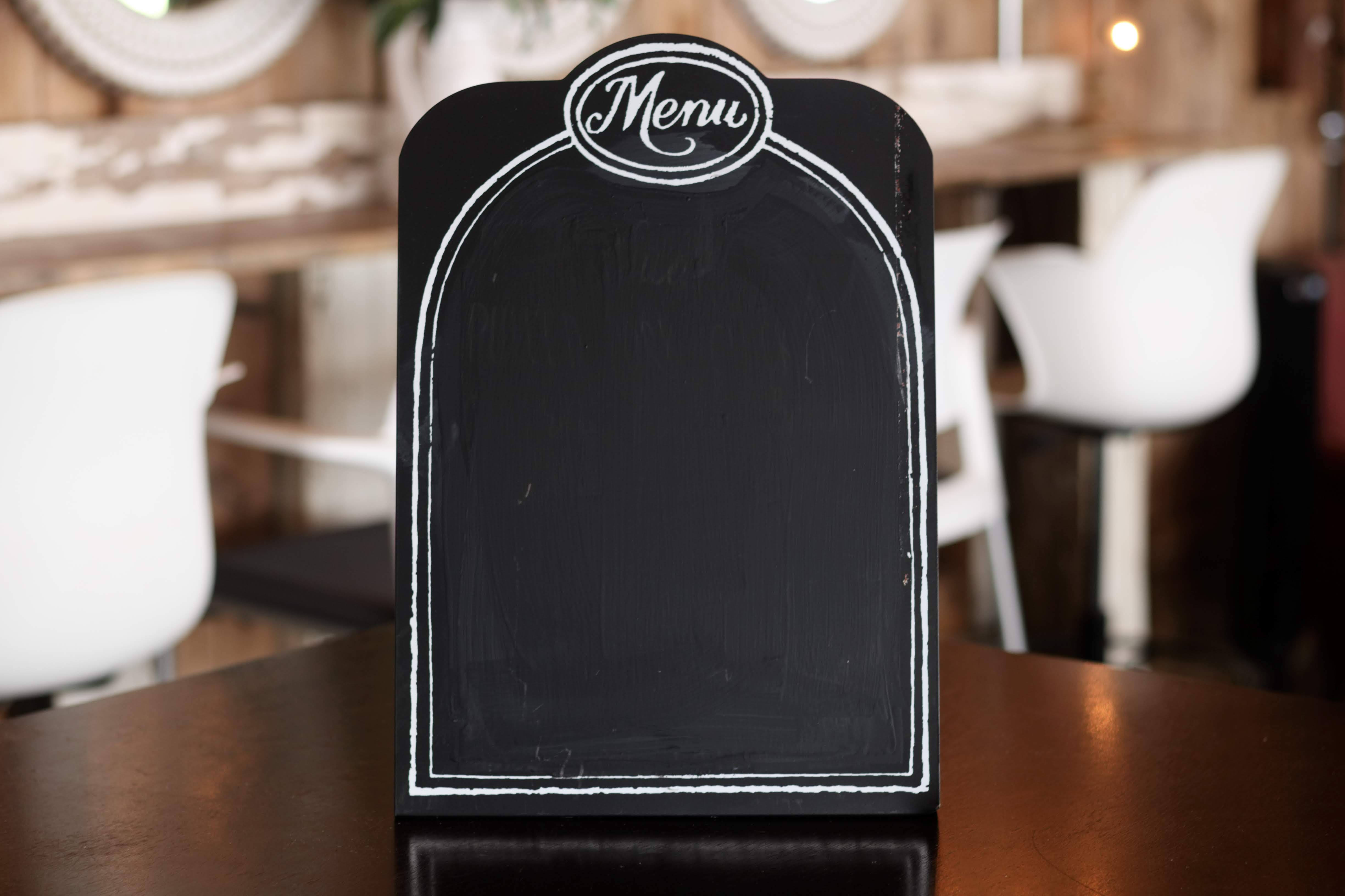 Menu Chalkboard
