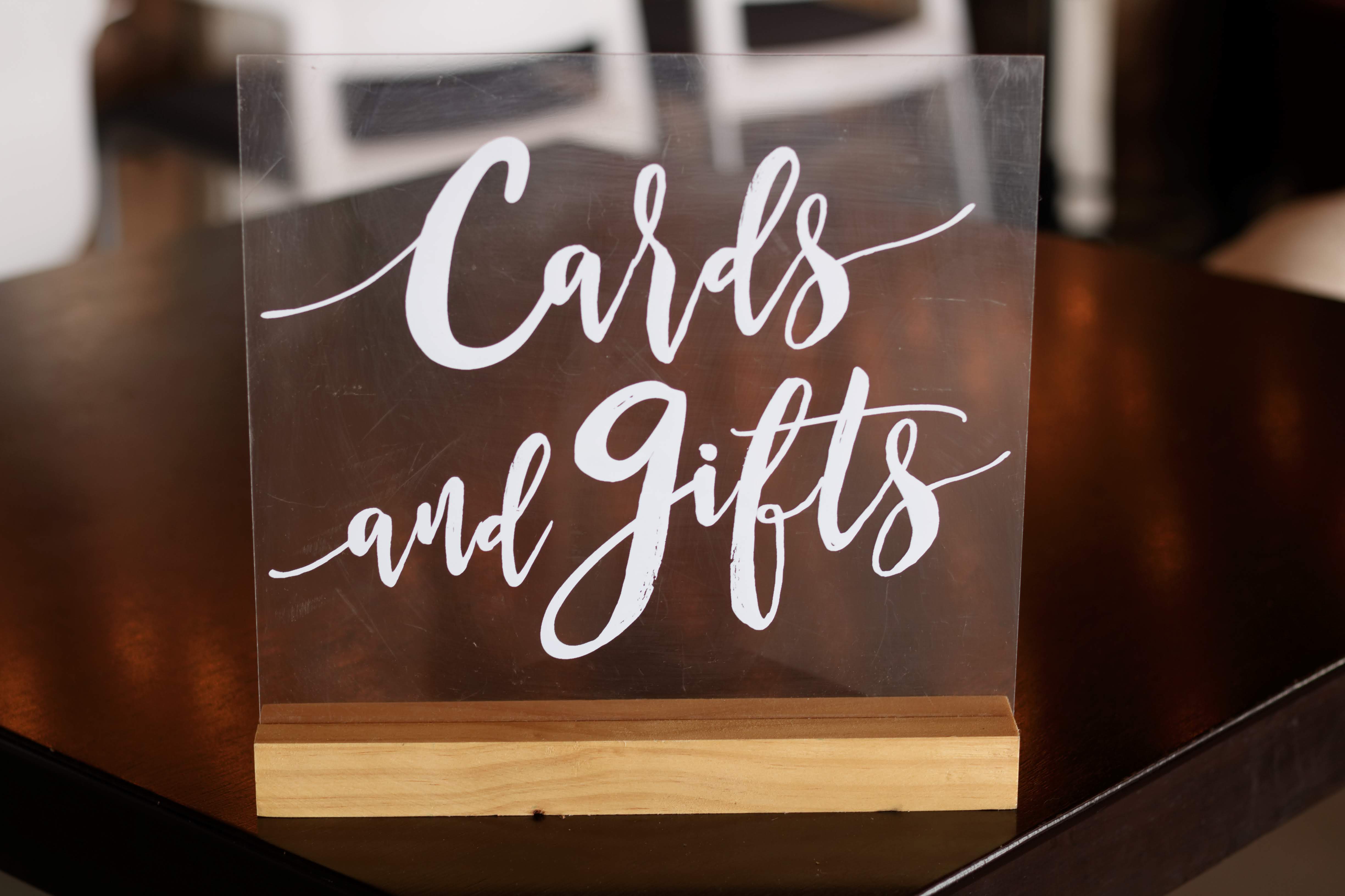 Clear Cards and Gifts