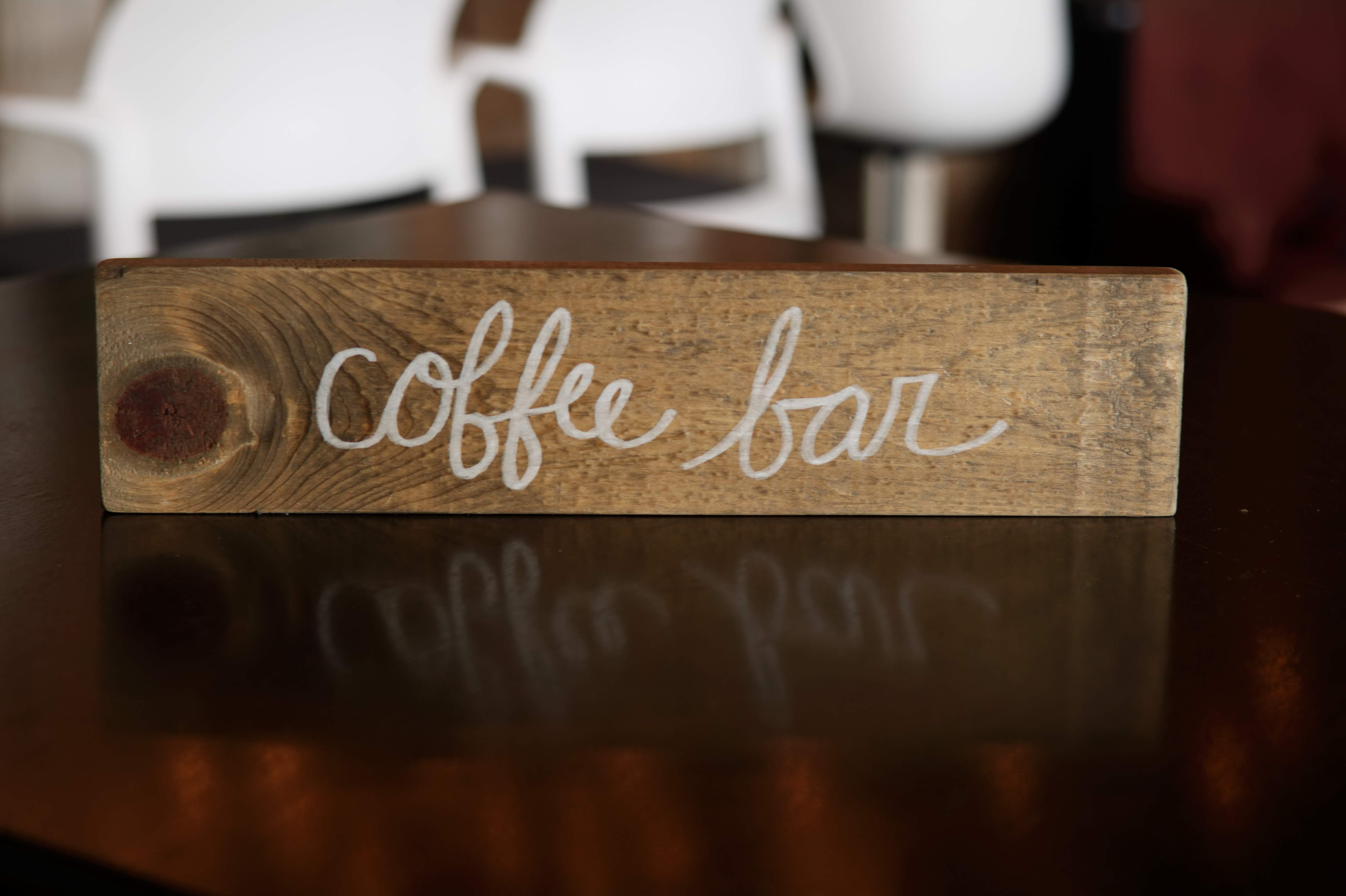 Wooden Coffee Bar