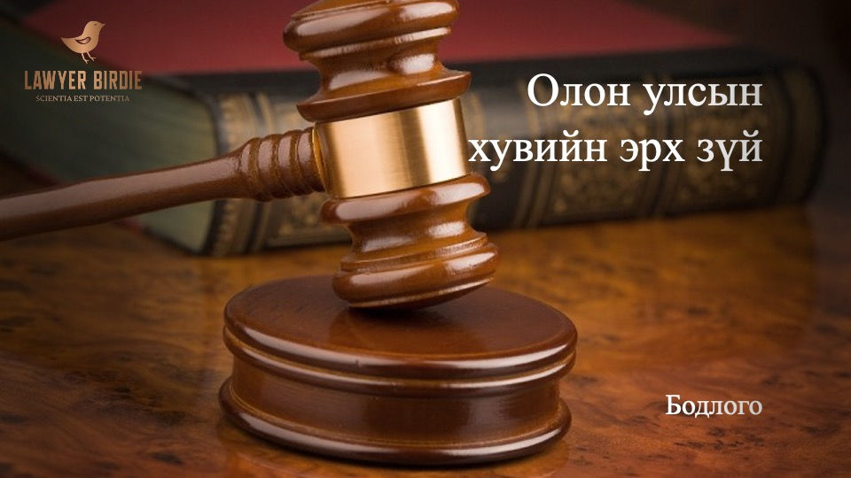 Олон улсын хувийн эрх зүйн кейс