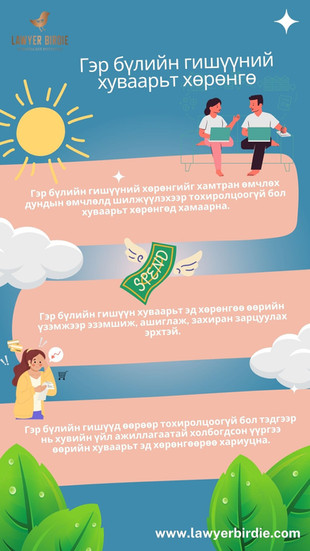 Гэр бүлийн гишүүний хуваарьт хөрөнгө