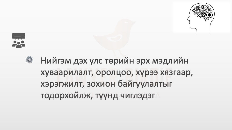Улс төрийн хэм хэмжээ юунд чиглэдэг вэ?