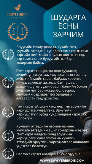 Шударга ёсны зарчим