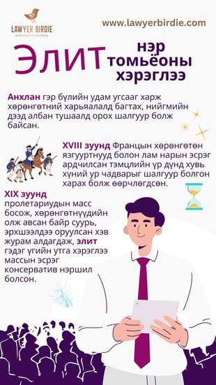 Элит нэр томьёоны хэрэглээ