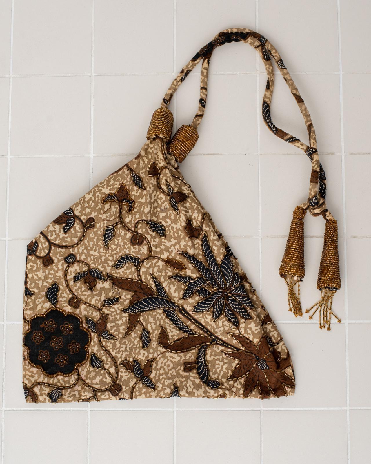 BEADED SHOPPING BAG B|HIVE