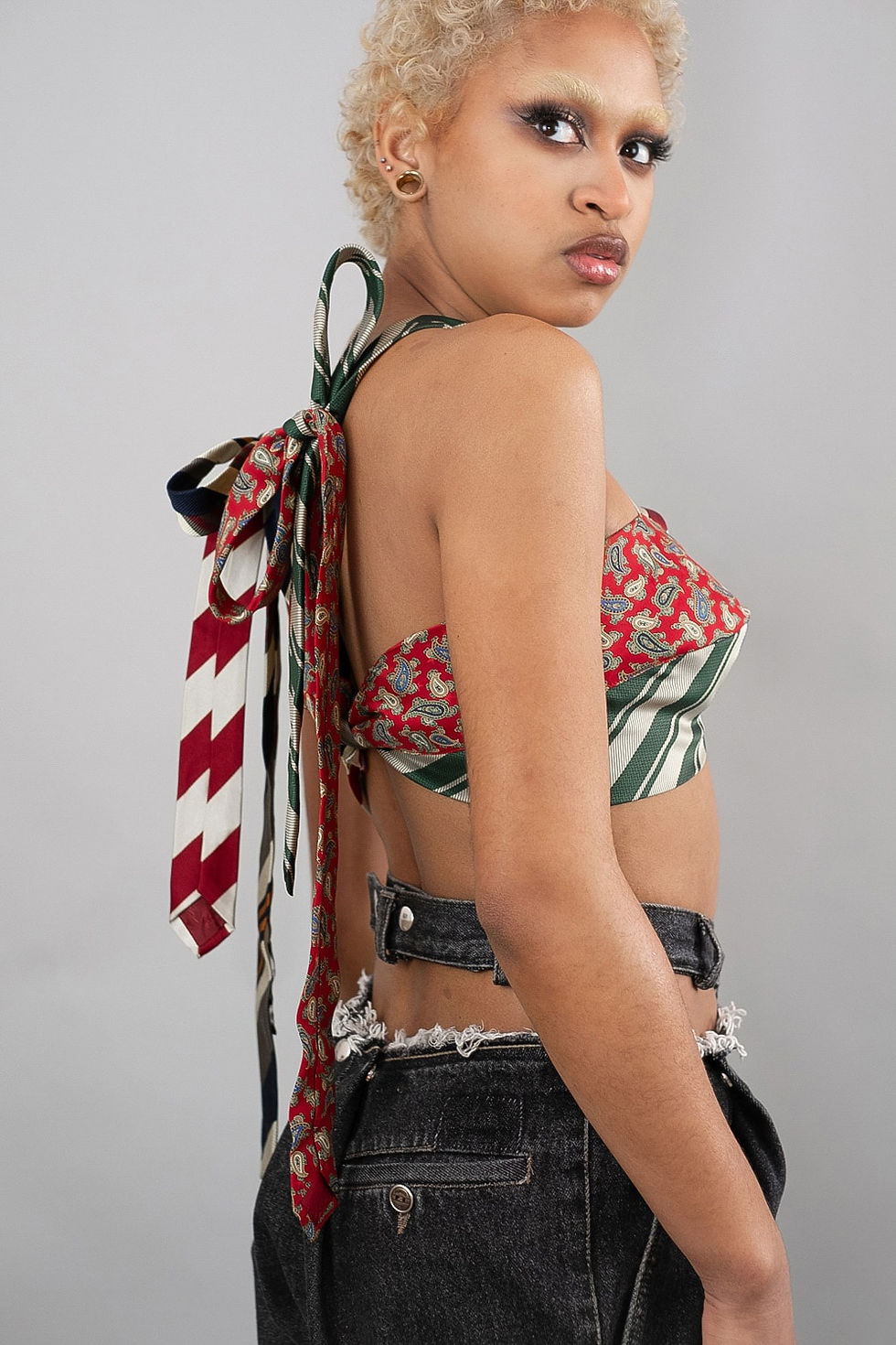 Thumbnail: MELISA MINCA CROSS TIE TOP