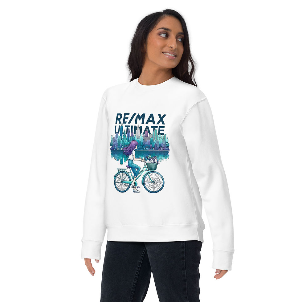 Thumbnail: Girl on Bike Premium Sweatshirt