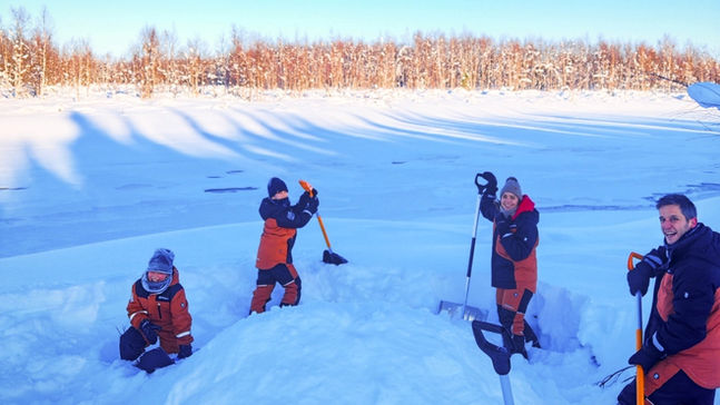 snow activities Levi finland