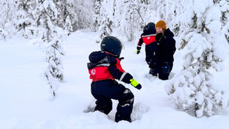 Time to play in snow