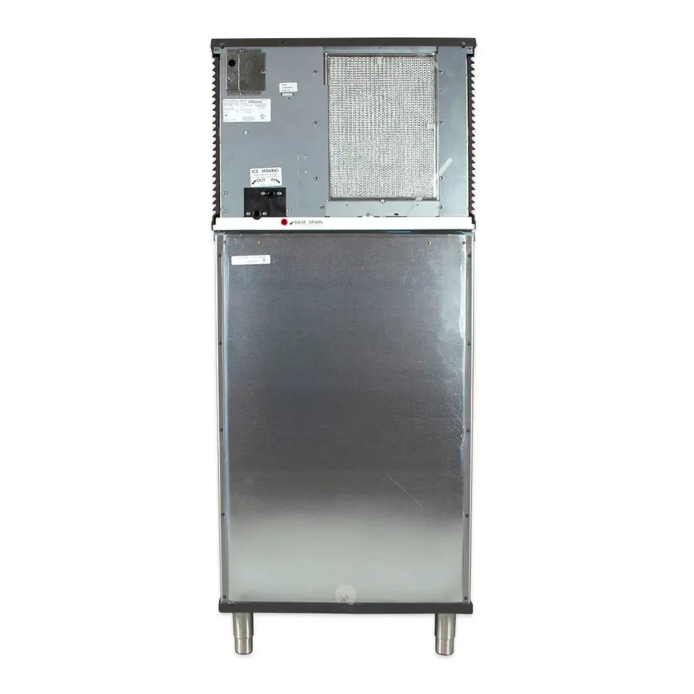 Thumbnail: Manitowoc Ice IYT0500A/D570 550 lb Indigo NXT™ Half Cube Ice Machine w/ Bin - 53