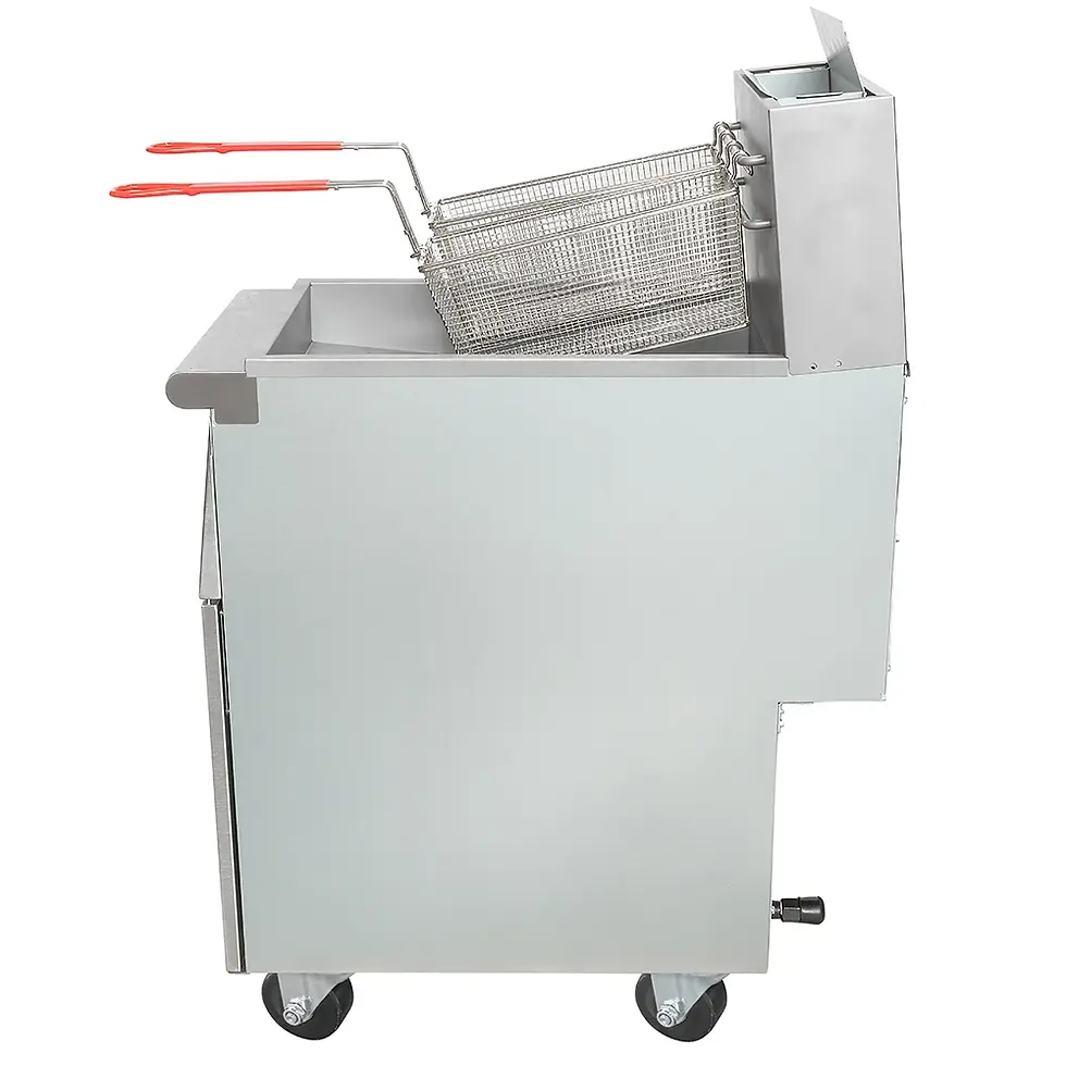 Thumbnail: MoTak MGF3-P-C Gas Fryer - (1) 40 lb Vat, Floor Model, Liquid Propane