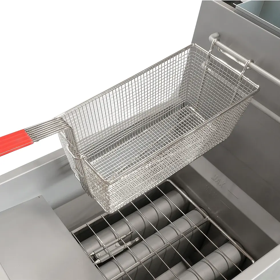 Thumbnail: MoTak MGF3-P-C Gas Fryer - (1) 40 lb Vat, Floor Model, Liquid Propane