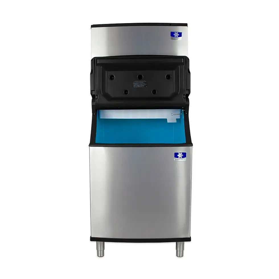 Thumbnail: Manitowoc Ice IYT0500A/D570 550 lb Indigo NXT™ Half Cube Ice Machine w/ Bin - 53