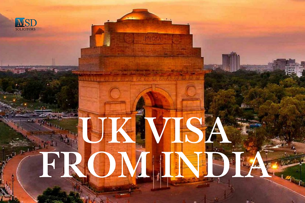 UK visa from India