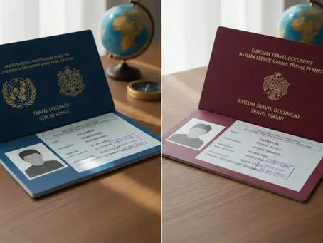 Refugee Travel Document vs Asylum Travel Document