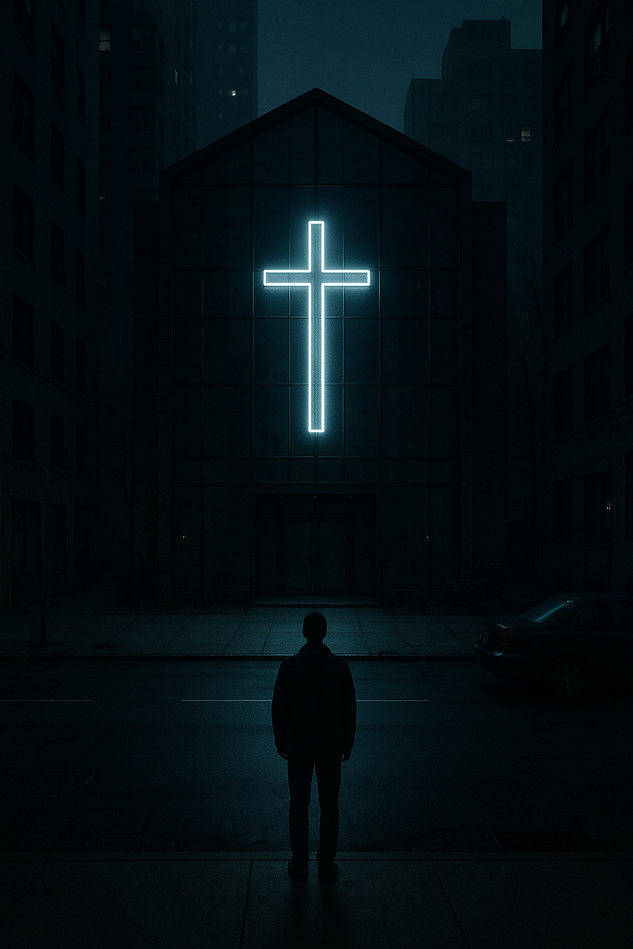 20250521_0855_Neon Cross Reflection_simple_compose_01jvsb2zyqf5pvv0pnkafwb5eg.png