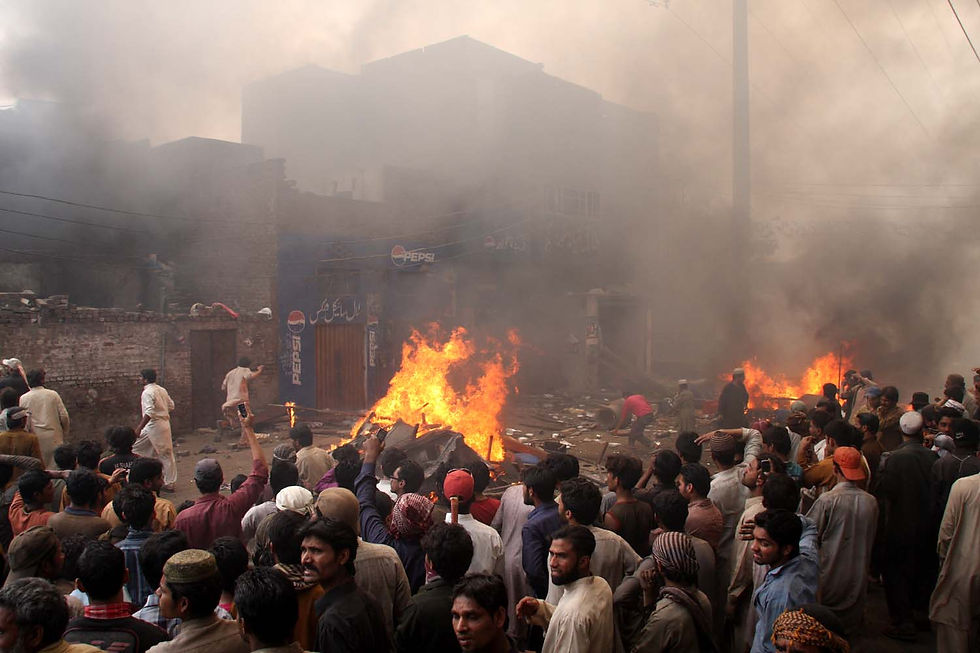 200 Christian homes set on Fire 2013