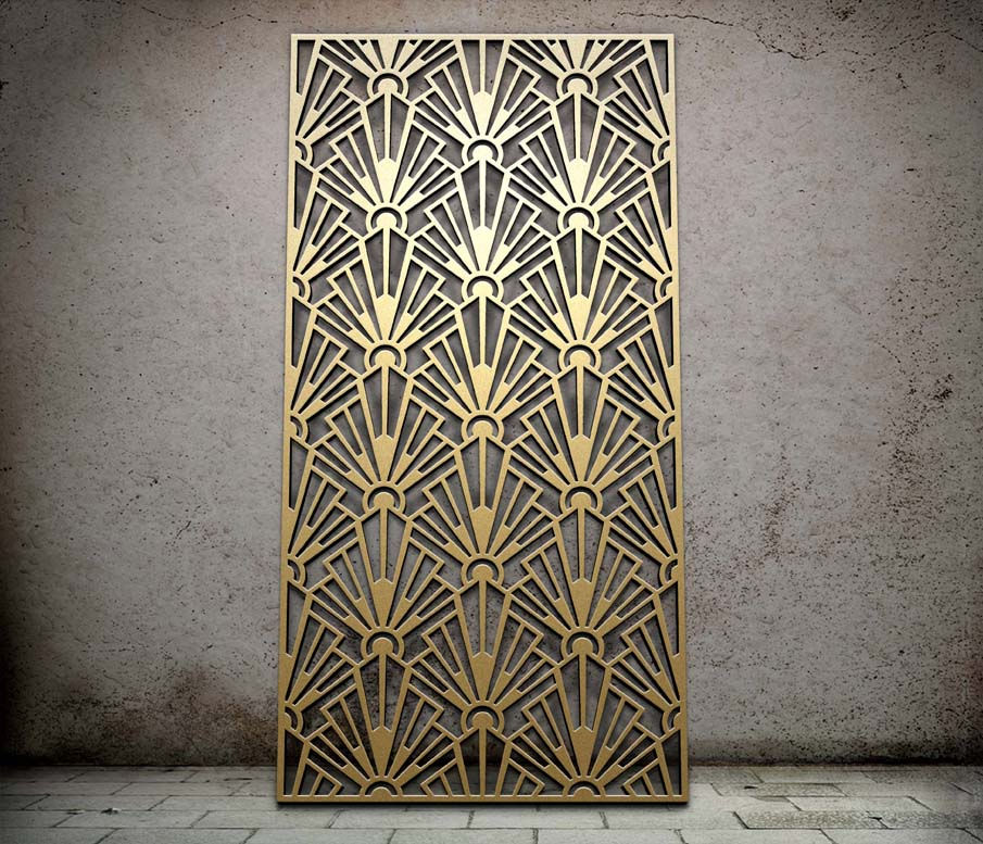 Laser cut screen - Deco.