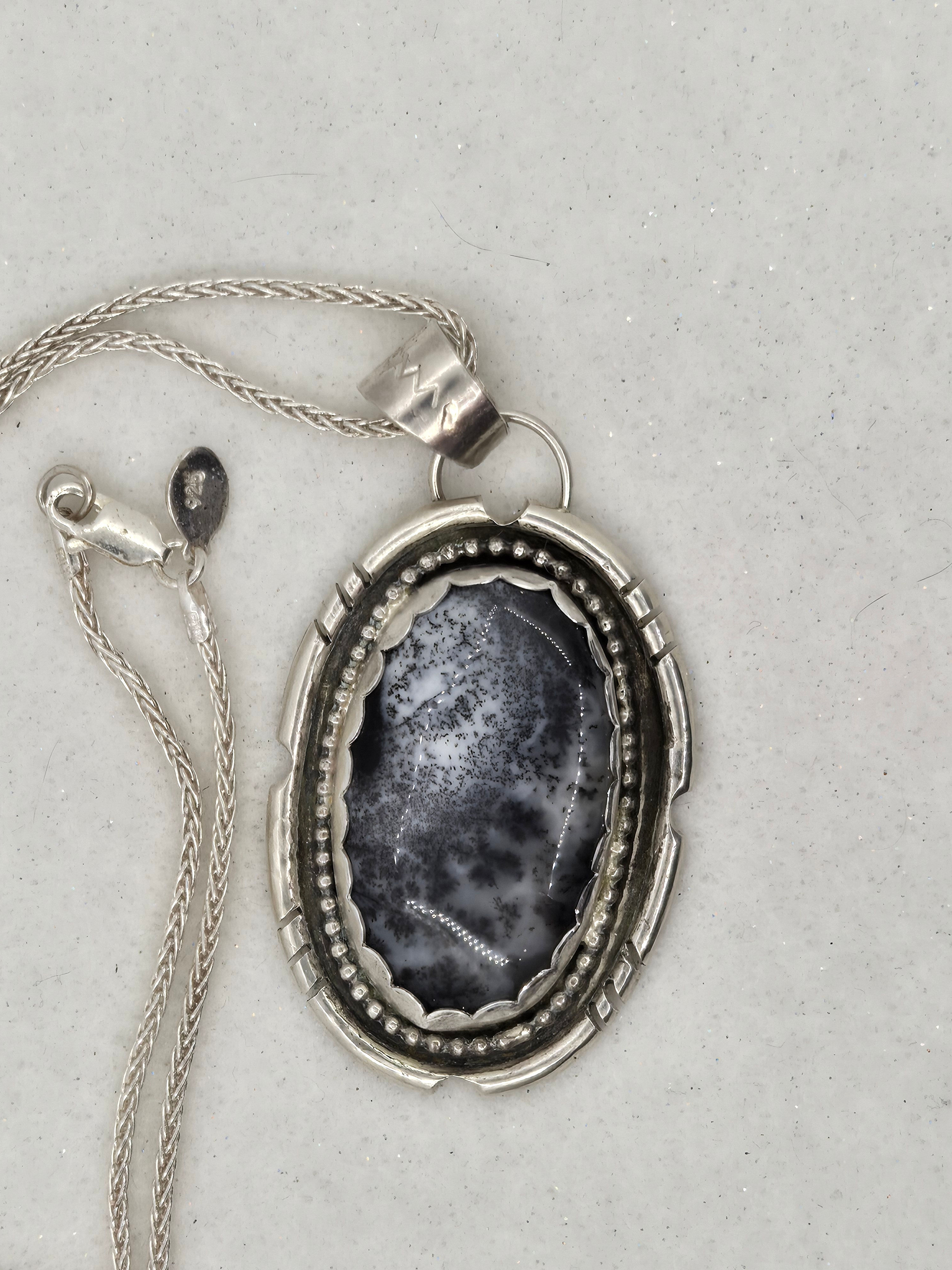 Dendritic Opal Necklace