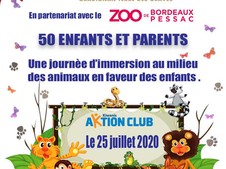 En partenariat avec le ZOO de Bordeaux Pessac