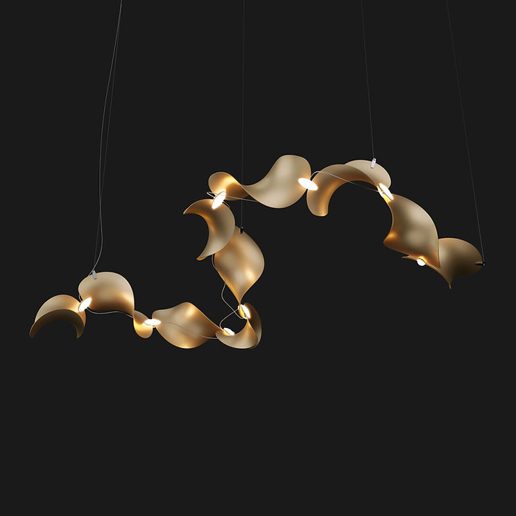 Dune 10 Curve — Modular Pendant Light System | MOSS Objects