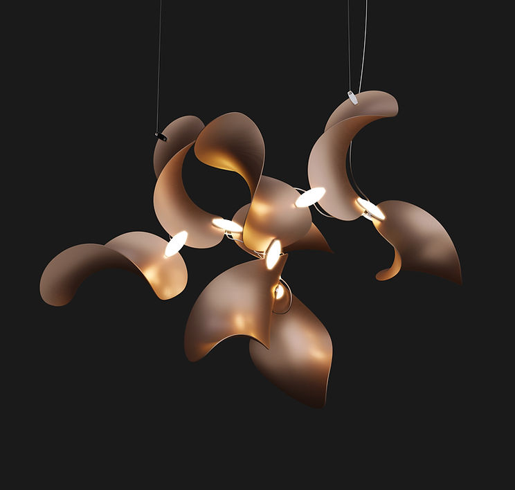 Dune 8 Cluster Modular Pendant Light | MOSS