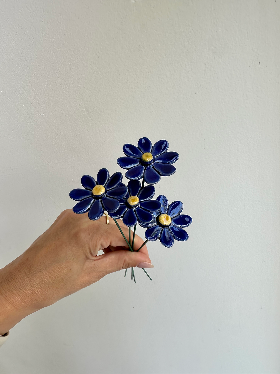 Thumbnail: Keramieken bloem - Madeliefje 