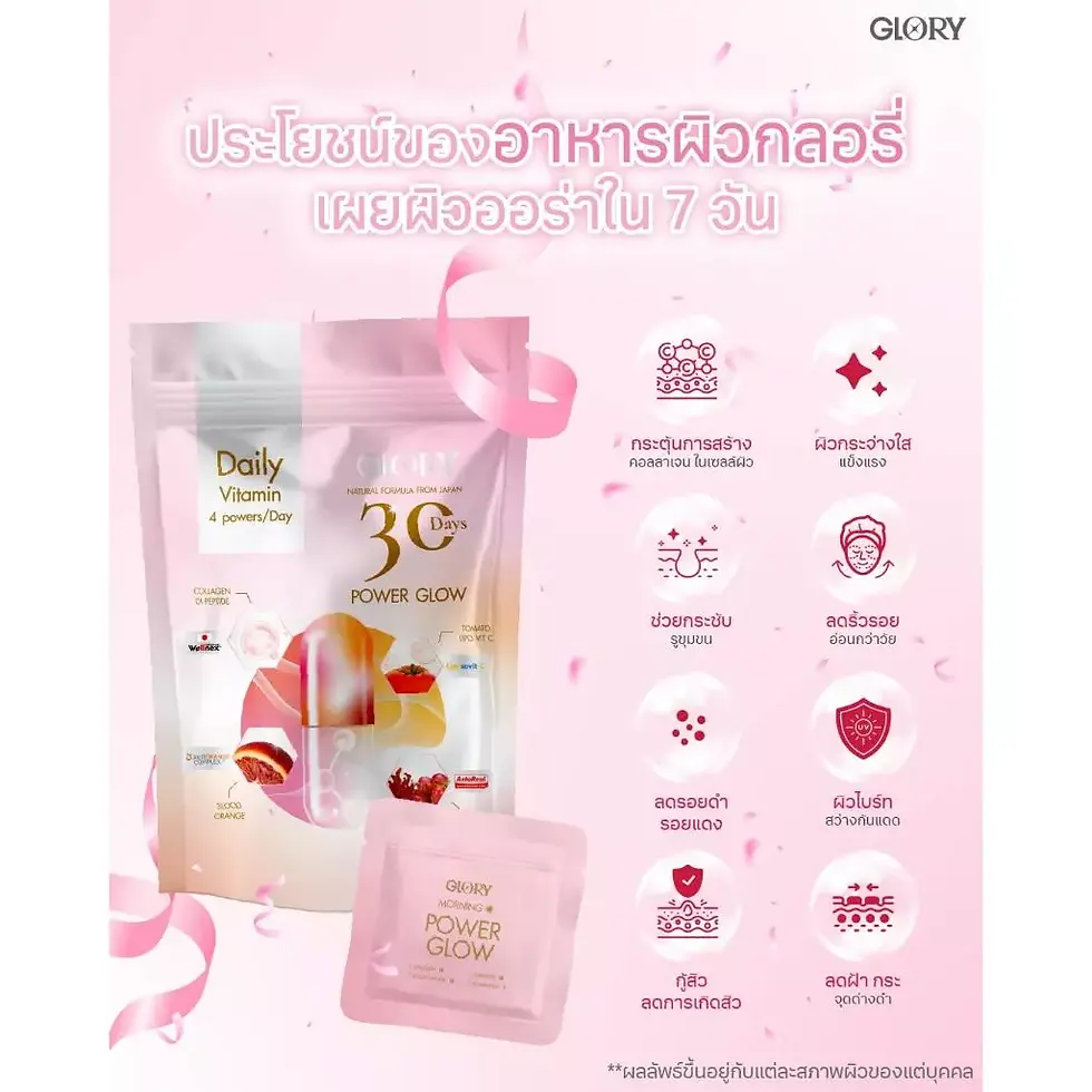 Thumbnail: GLORY 30DAYS Power Glow | วิตามินดริปผิว 30 วัน