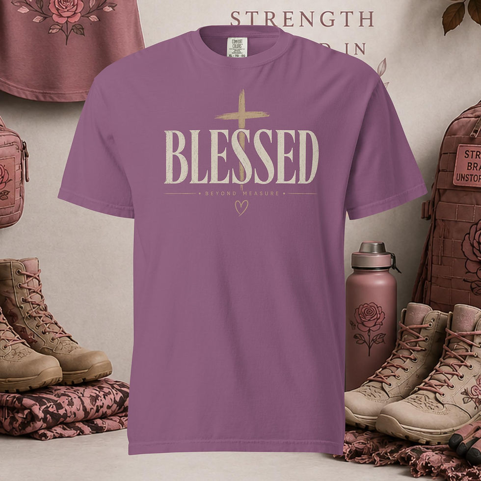 Thumbnail: L3T Women’s “Blessed Beyond Measure” Tee