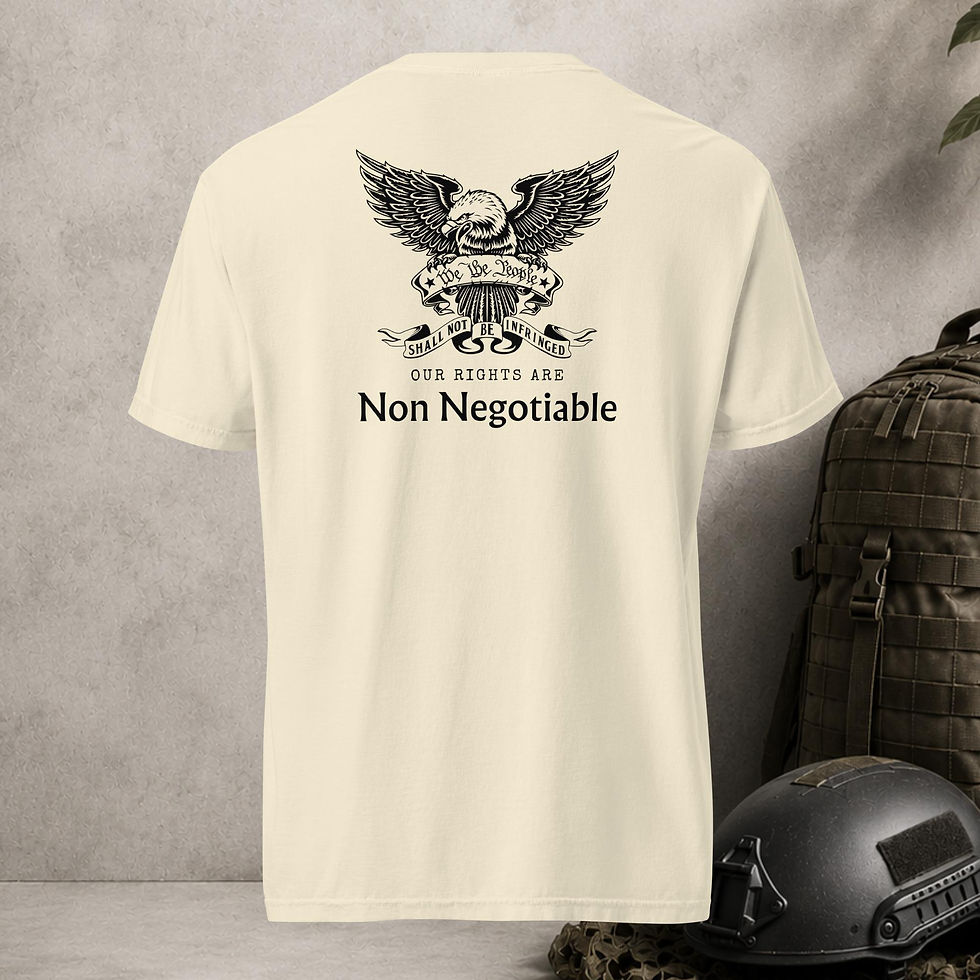 Thumbnail: L3T “We The People – Our Rights Are Non-Negotiable” Tee