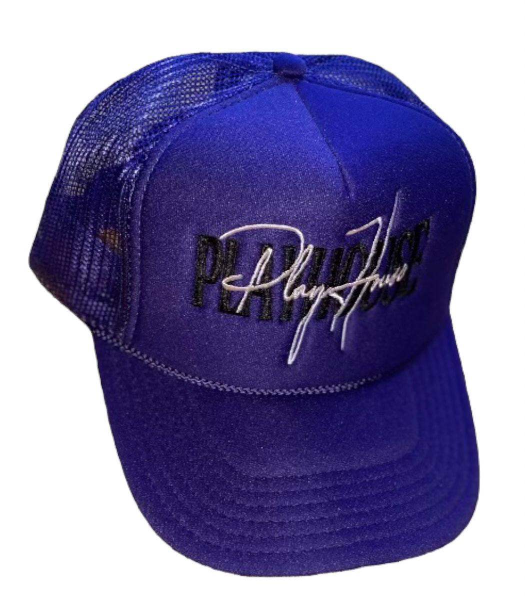 Purple trucker hat 