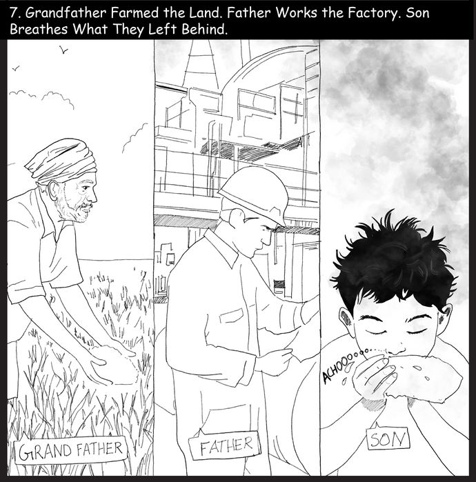 Comic sketch by Mridula Kalyanasundaram