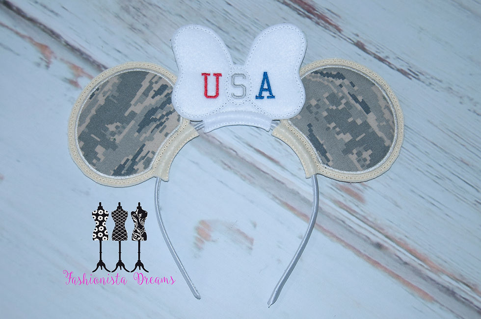 Thumbnail: Military Themed -  Mickey Ears