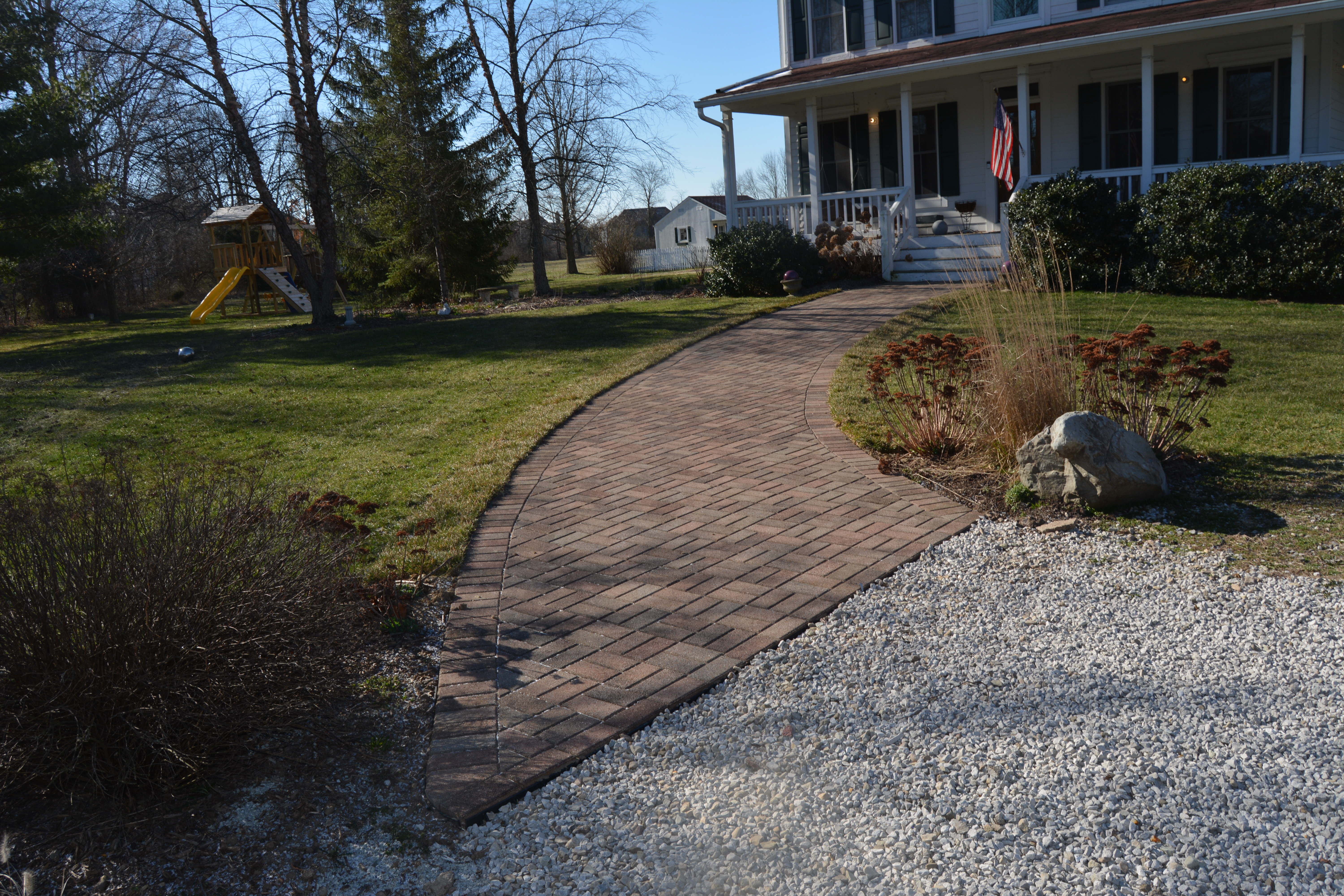 Paver walkway