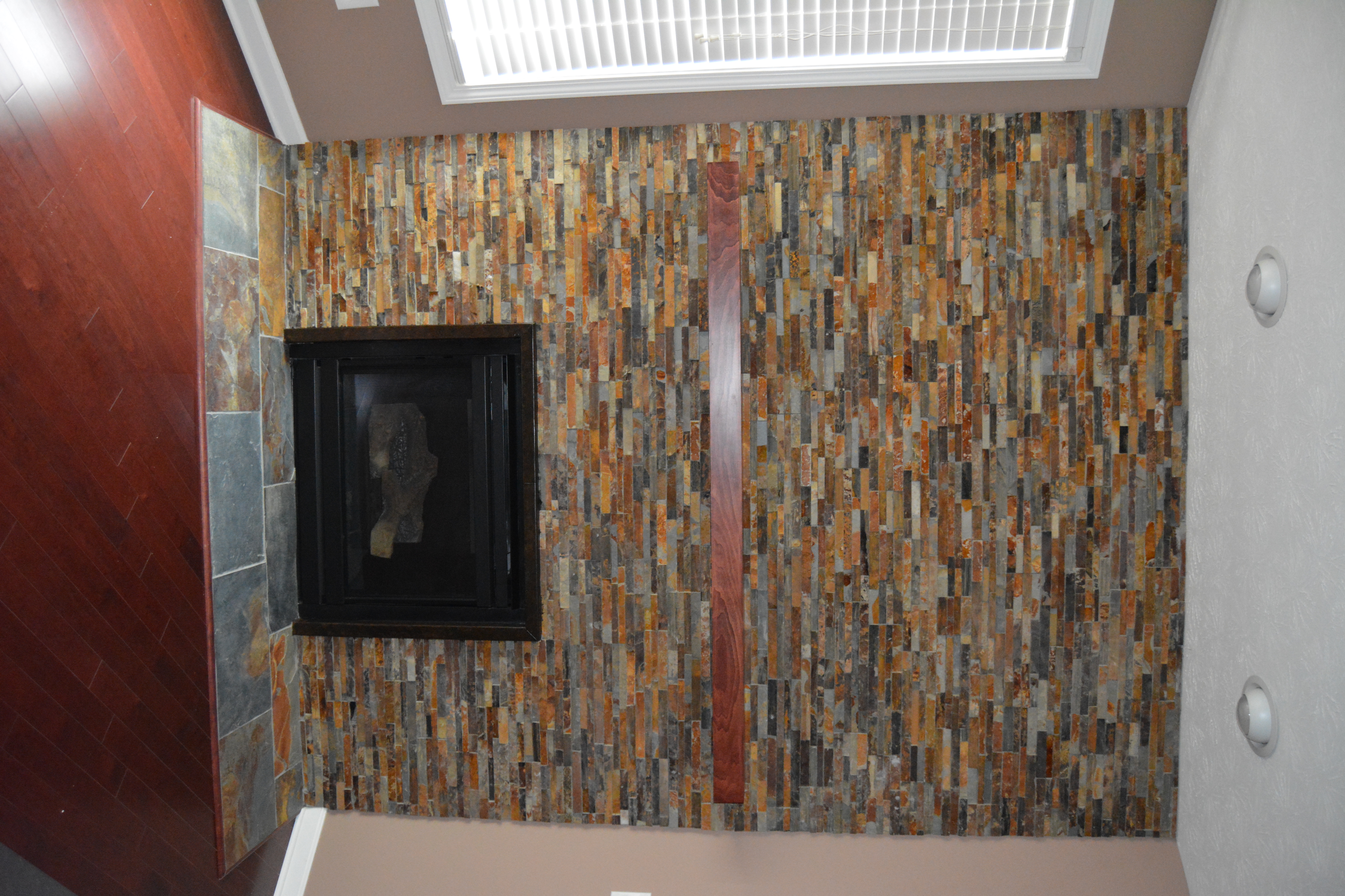 Tiled Fireplace