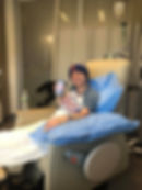  Lisa Marzullo receiving her seventh chemotherapy treatment for breast cancer at Memorial Sloane Kettering Cancer Center in Westchester