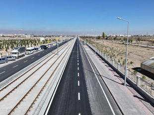 Konya Şehir Hastanesinde ki Tramvay hattı trafiğe açıldı
