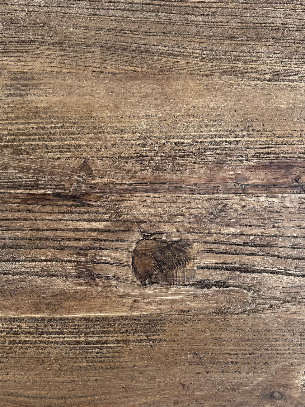 Thumbnail: “Large farmhouse console table made from reclaimed elm wood, featuring four drawers and a long, slim design