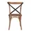 Thumbnail: This classic French bentwood dining chair features a steel cross-back design and a natural woven seat. Crafted from reclaimed