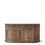 Thumbnail: Regency style sideboard with curved ends, ribbed drawer detail, and four-door storage, crafted from rustic reclaimed timber w
