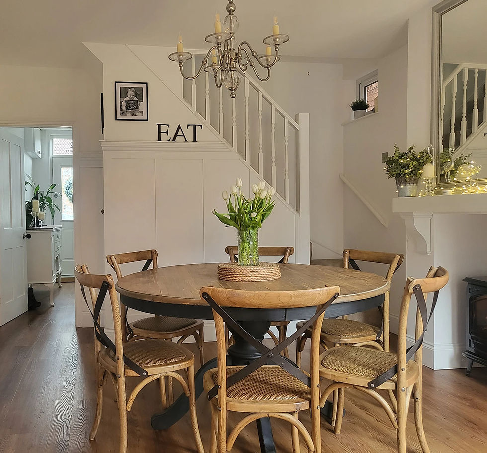 Thumbnail: This classic French bentwood dining chair features a steel cross-back design and a natural woven seat. Crafted from reclaimed