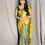 Thumbnail: Golden Yellow Colour Festive Wear Organic Banarasi Saree